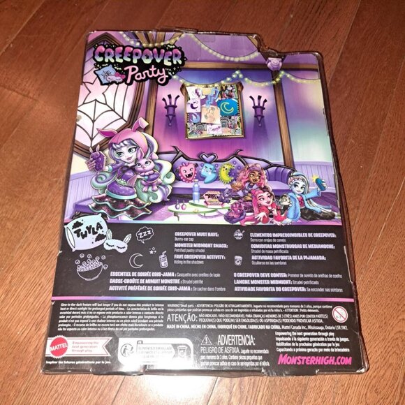 BRAND NEW SEALED MATTEL 2022 RELEASE CREEPOVER PARTY TWYLA Monster High - Picture 2 of 2